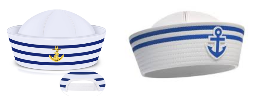 11. casquettes de marin
