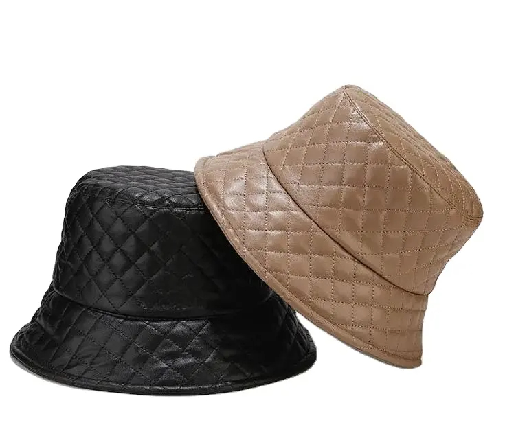 Leather Bucket Hats