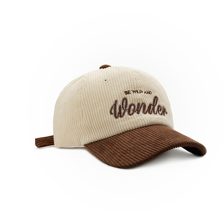 gorra de papá con logotipos bordados