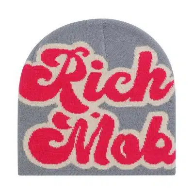 Bonnet sans revers Jacquard Letter CSB01 (3)