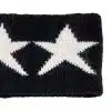 Jacquard-gestricktes Stirnband mit Stern WAH01 (2)