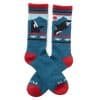Orca or Patchwork Ribbed Crew Socks WAS01