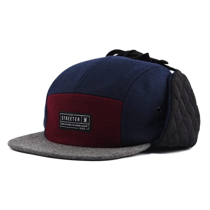 Winter 5 Panel Hats with Earflaps SFA-210425-1 (2)