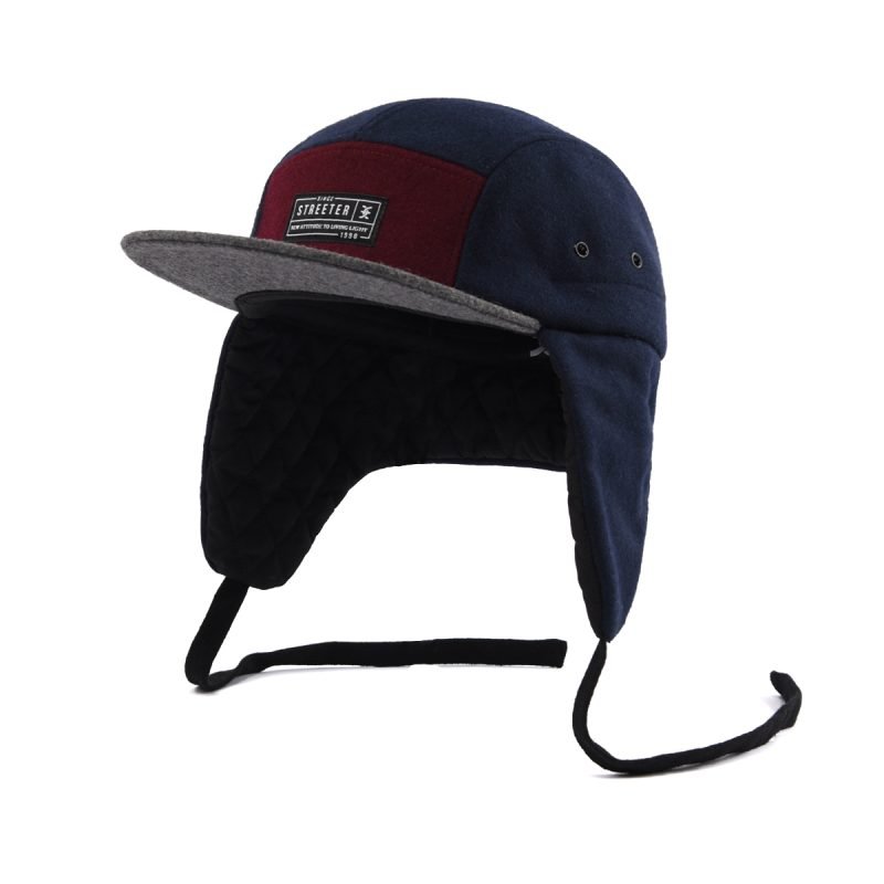 Winter 5 Panel Hats with Earflaps SFA-210425-1 (5)