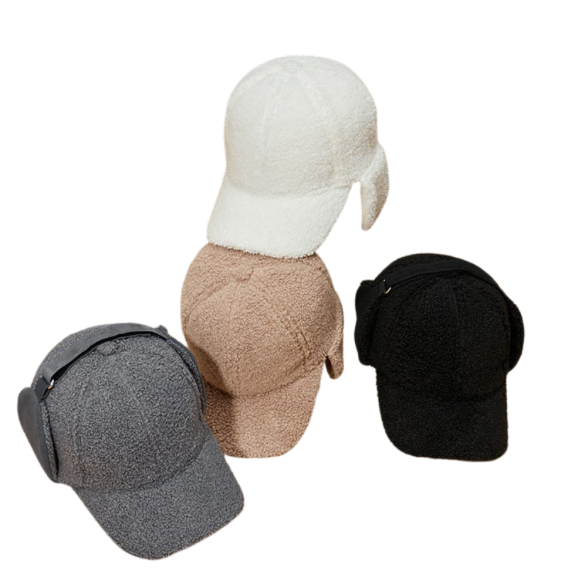 Winter Baseball Caps with Earflaps WH04 (5)