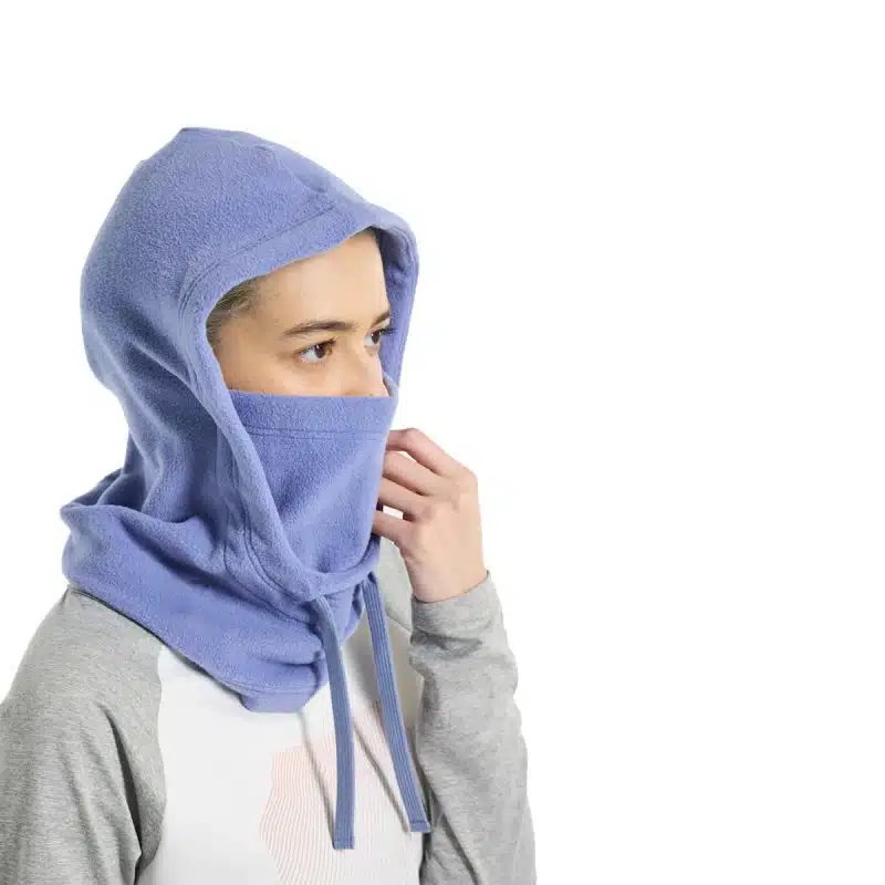 Winter Camo Plain Hooded Ski Mask WSM01 (2)