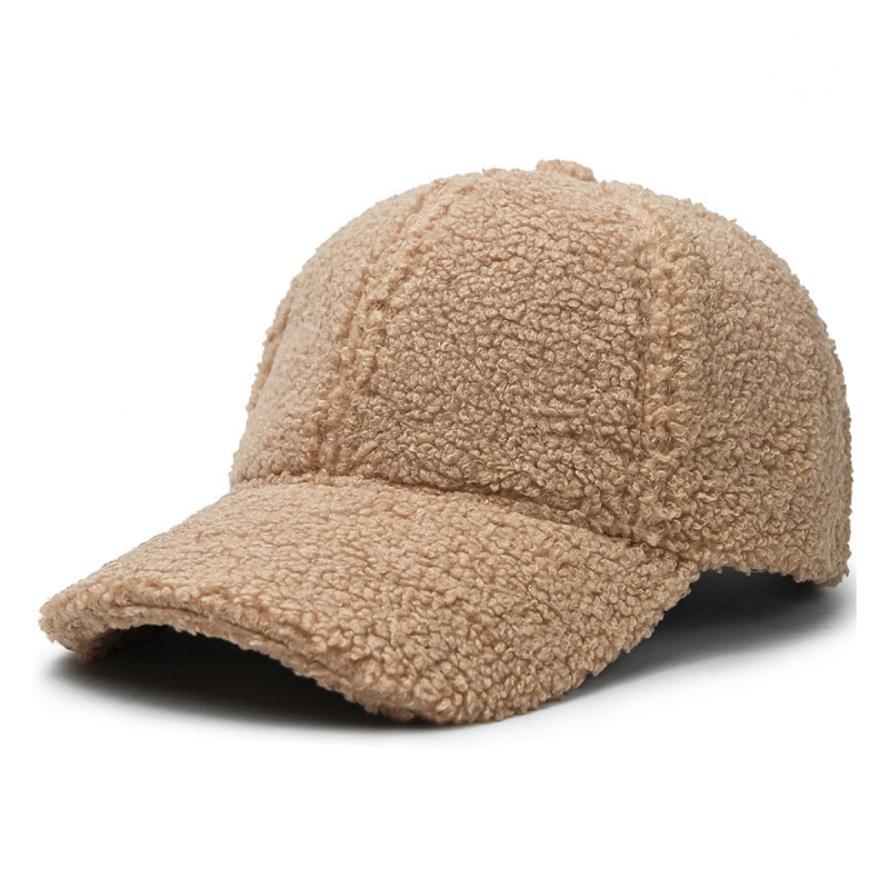 6 Panel Plush Winter Baseball Caps Ww2410-05 (2)