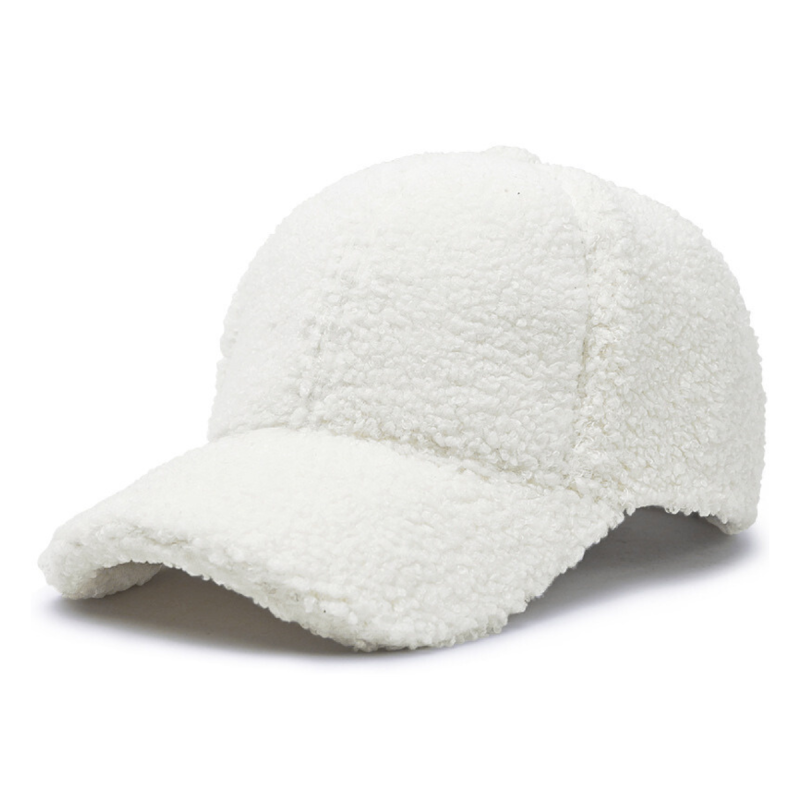 6 Panel Plush Winter Baseball Caps Ww2410-05 (4)