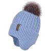 Cashmere Pompom Earflap Beanies We2014-01 (4)