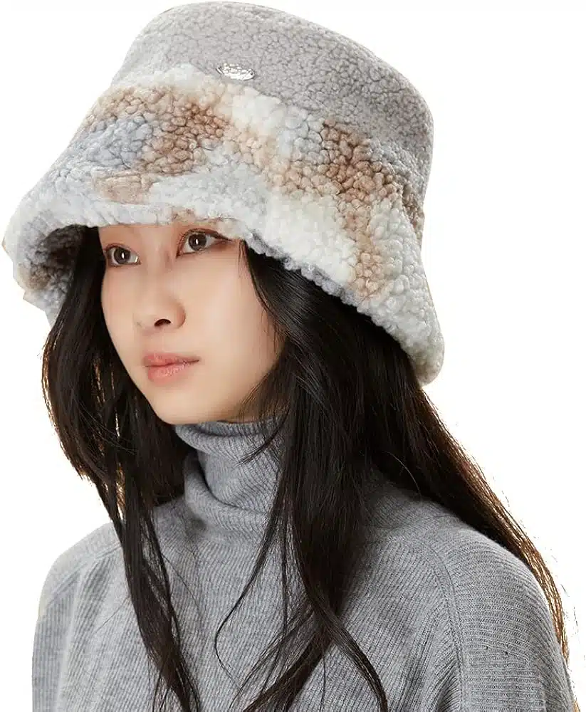 Fleece-winter-bucket-hat