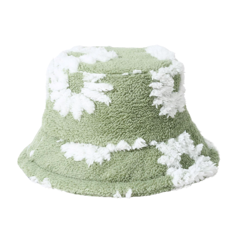 Jacquard Winter Fur Bucket Hats Wwbh2410-02 (2)