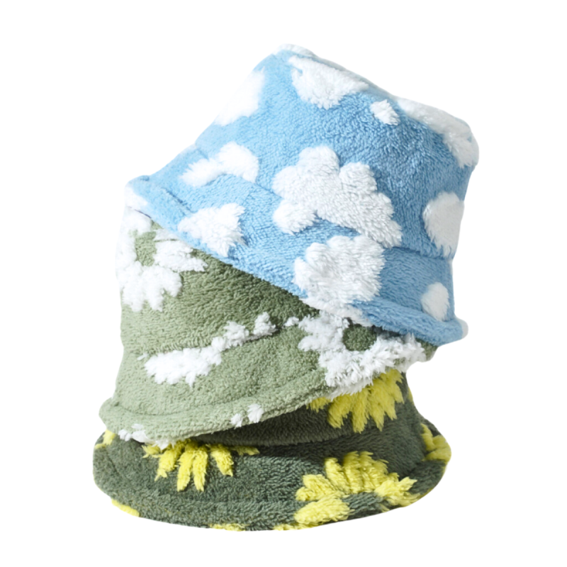 Jacquard Winter Fur Bucket Hats Wwbh2410-02 (4)