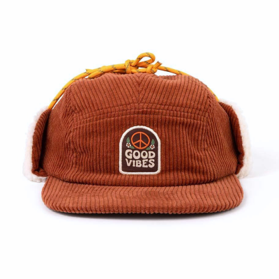 Kids Corduroy Winter Hats with Earflaps Wkwh2410-1 (3)