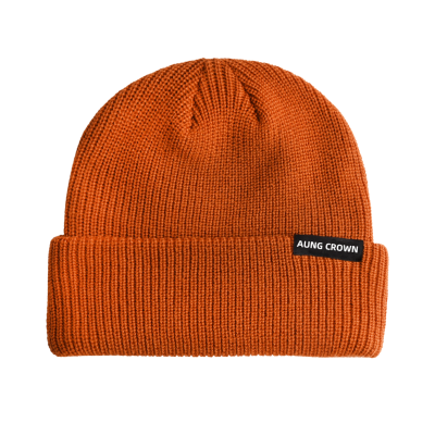Knitted Woven Label Cuffed Beanies PB-FB0007 (6)