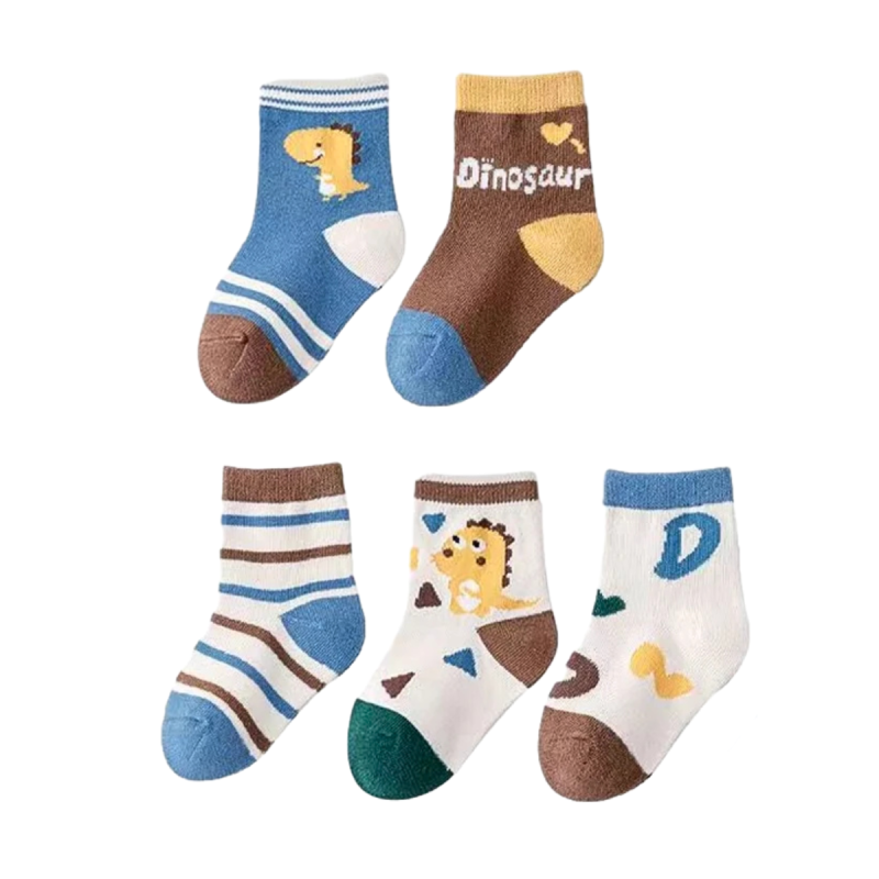 Little Kids Cute Pattern Crew Socks Wk2410-06 (1) Little Kids Cute Pattern Crew Socks Wk2410-06 (1)