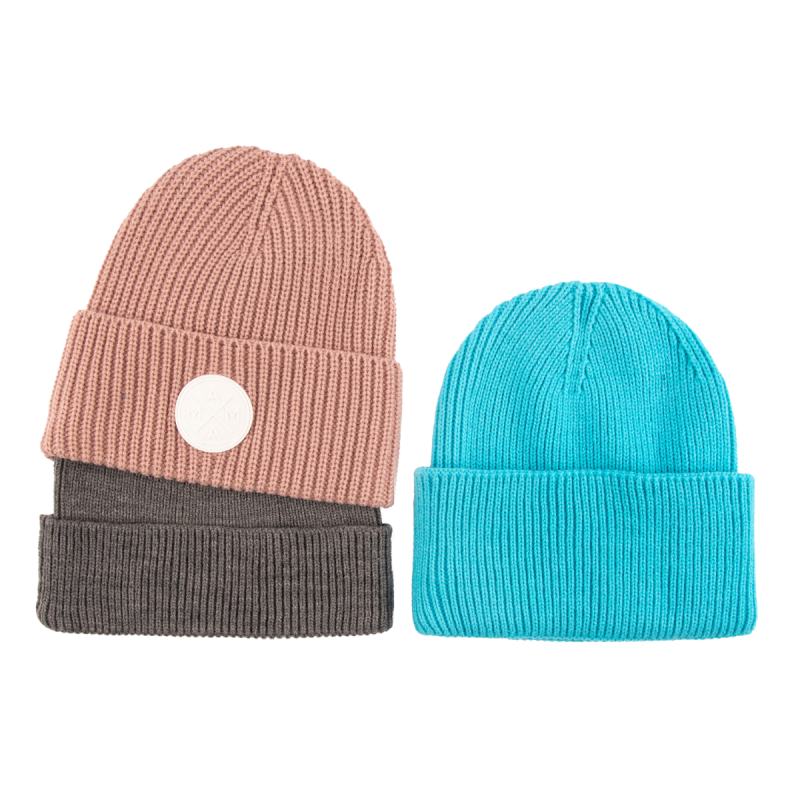 PVC Patch, Custom Cuffed Beanies PB-FB0015 (1)