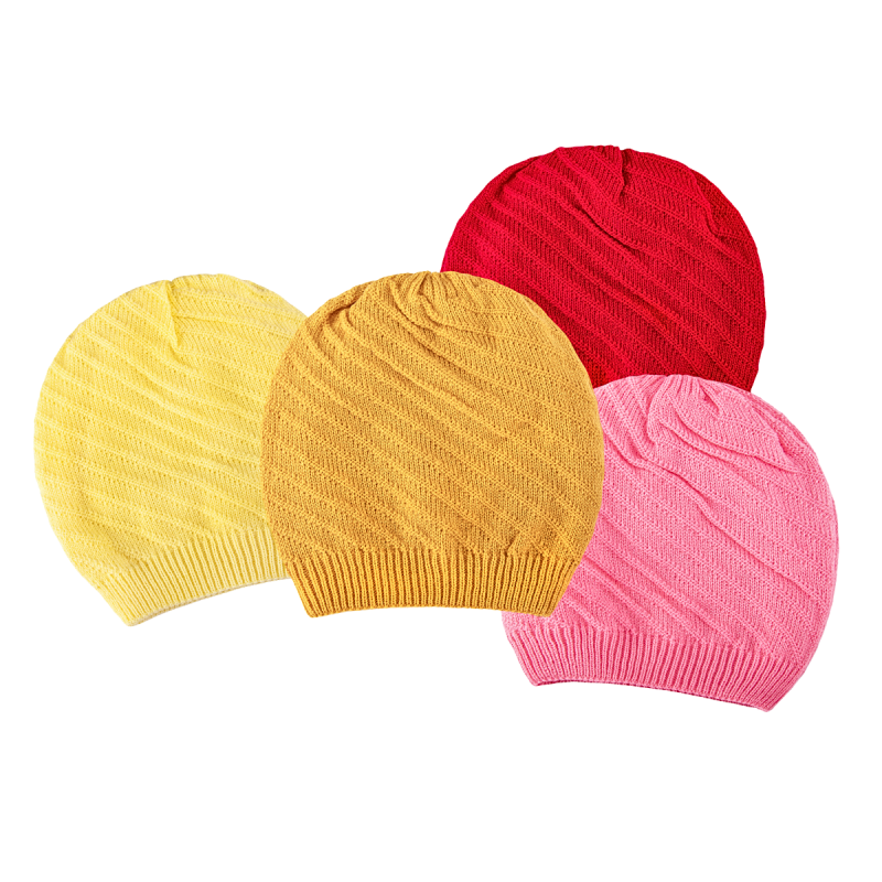 Rounded Plain Cuffless Beanies SFA-230829-07 (1)
