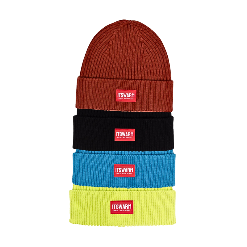 Silicone Patch Plain Cuffed Beanies Wb2410-18 (5) Silicone Patch Plain Cuffed Beanies Wb2410-18 (5)