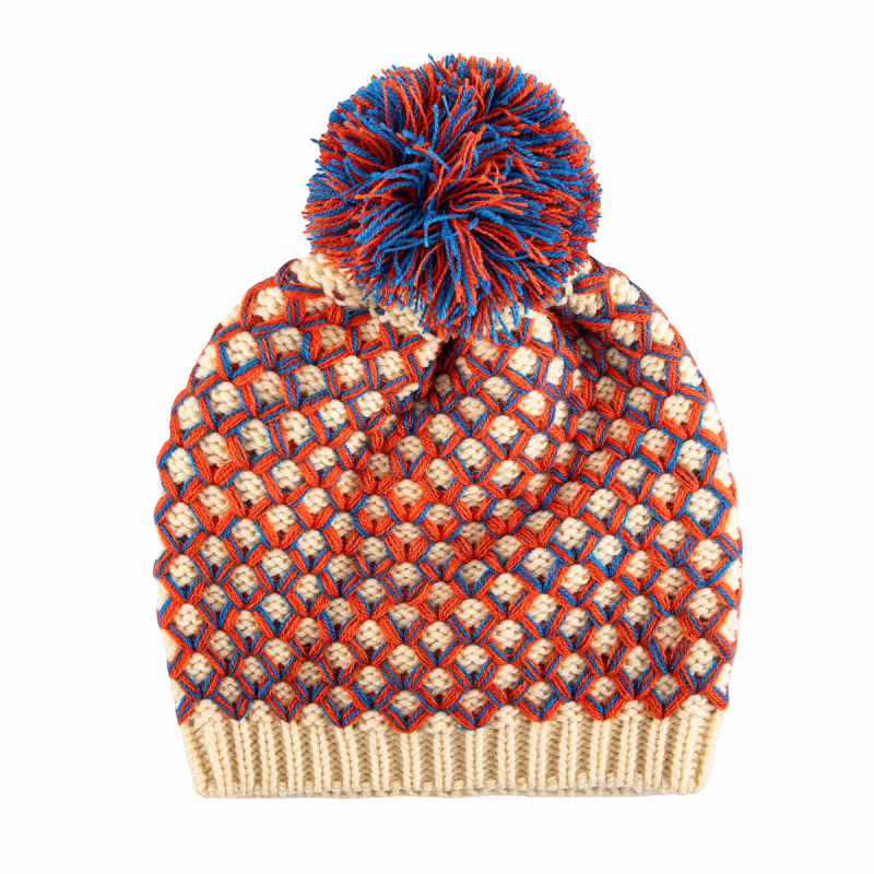Two-TonePlain Pompom Beanies SFA-230829-12 (3)