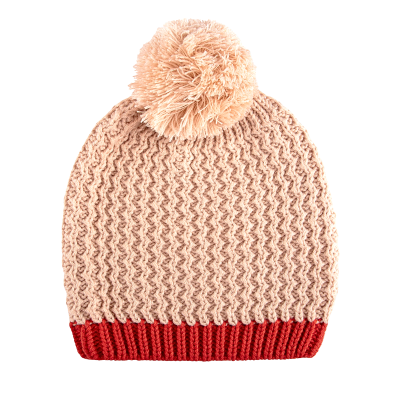 Two-TonePlain Pompom Beanies SFA-230829-12 (5)