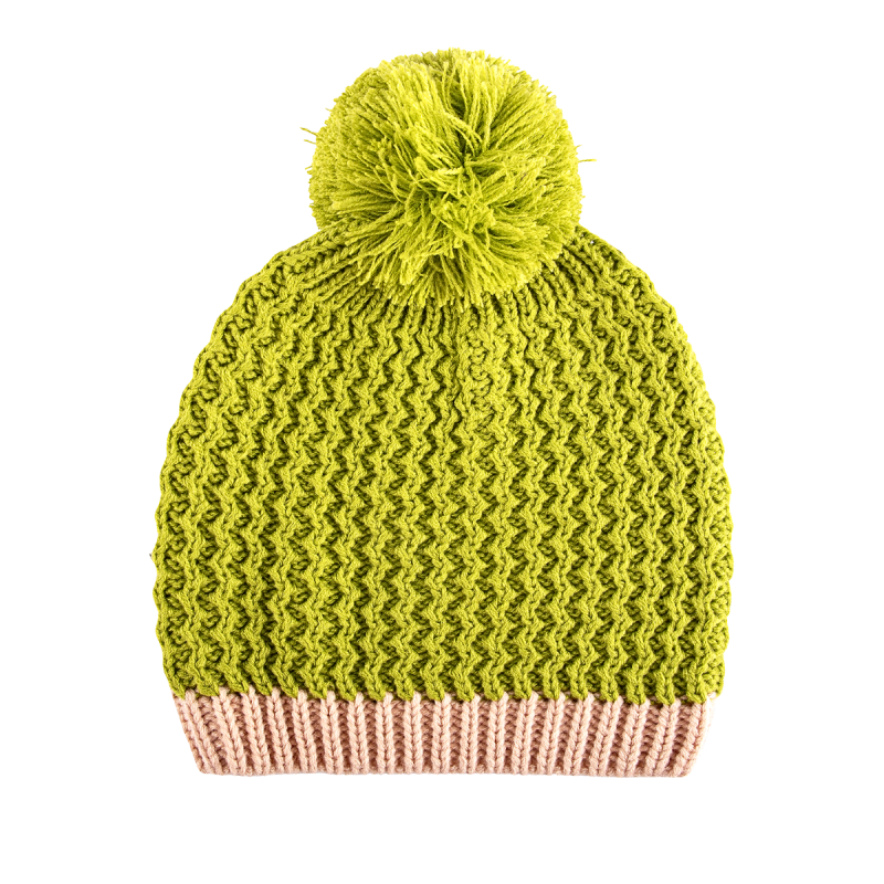Two-TonePlain Pompom Beanies SFA-230829-12 (7)