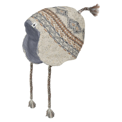 Variegated Knit Strap Earflap Beanies We2014-02 (1)