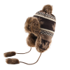 Winter Jacquard Faux Fur Earflap Beanies We2410-04 (2) Winter Jacquard Faux Fur Earflap Beanies We2410-04 (2)