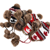 Winter Jacquard Faux Fur Earflap Beanies We2410-04 (5) Winter Jacquard Faux Fur Earflap Beanies We2410-04 (5)