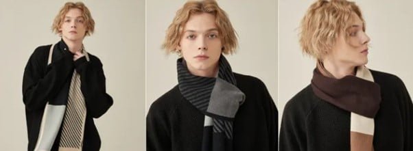 AOWUUC scarves for men