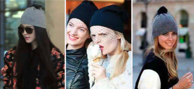 beanies with veils