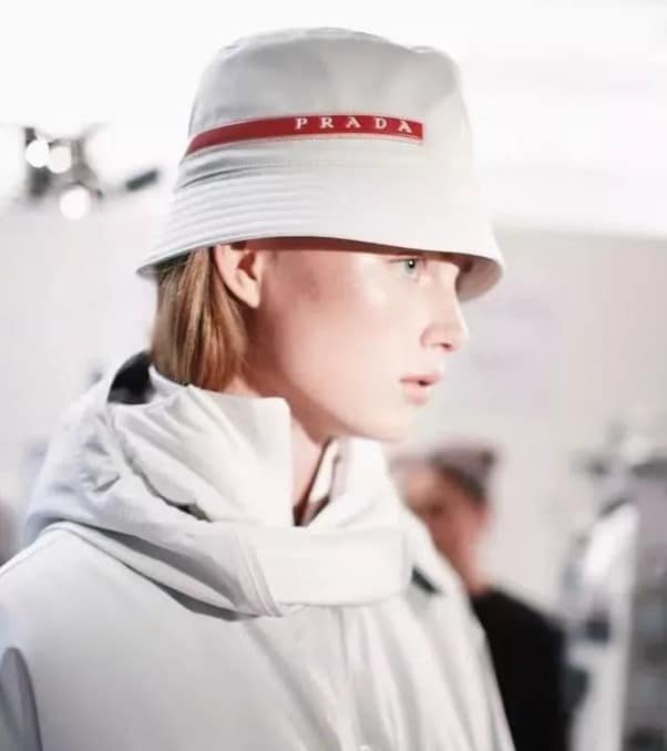 bucket hats with logos or slogans