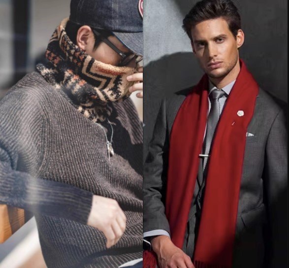 choosing the right scarf for middle-aged men