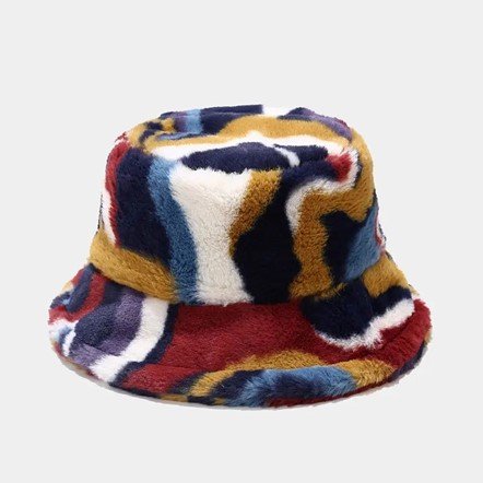 Colorful bucket hat