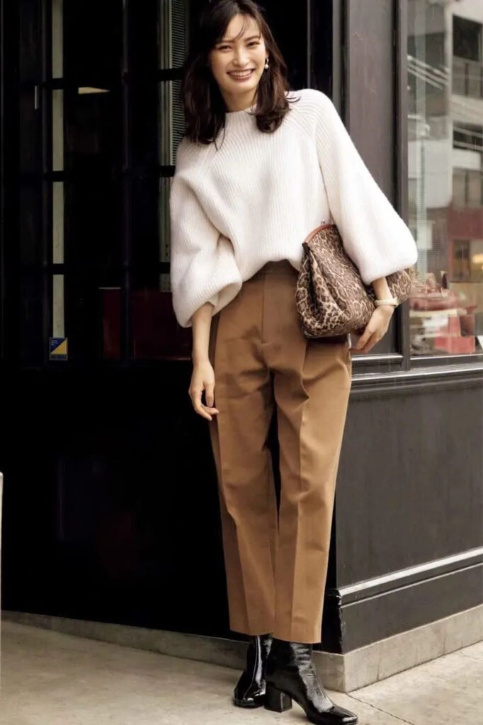 Milky white sweater