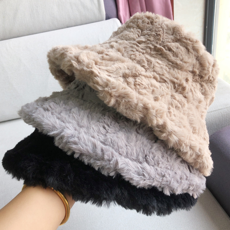 Fake Fur Bucket Hats