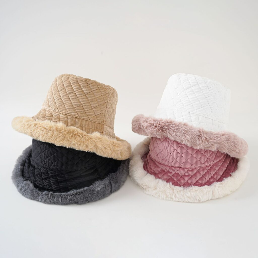 Faux Fur Accents - winter bucket hats