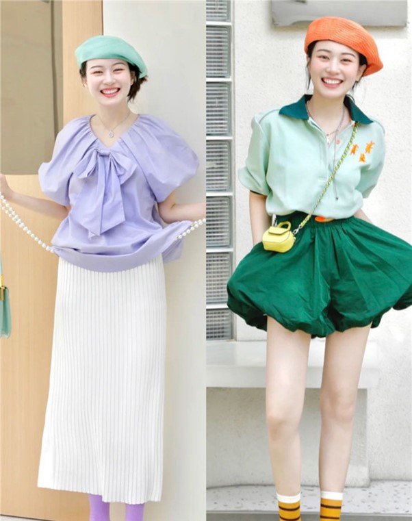 green and yellow hats