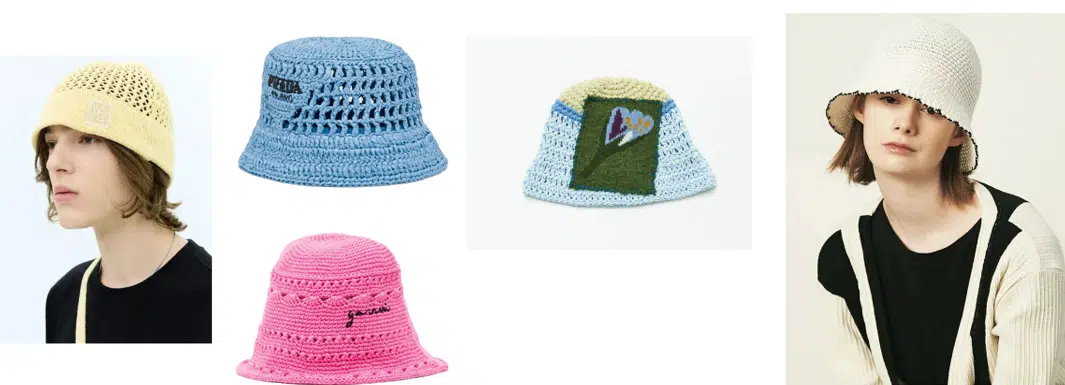 Hohlgestrickte Mützen