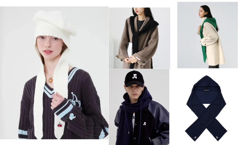 Hooded Knitted Hats