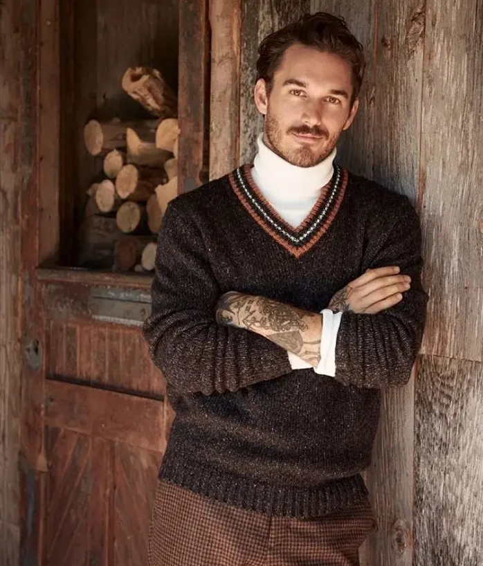layering with lapel shirt