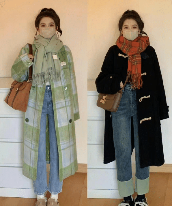 Long Coats + Scarves