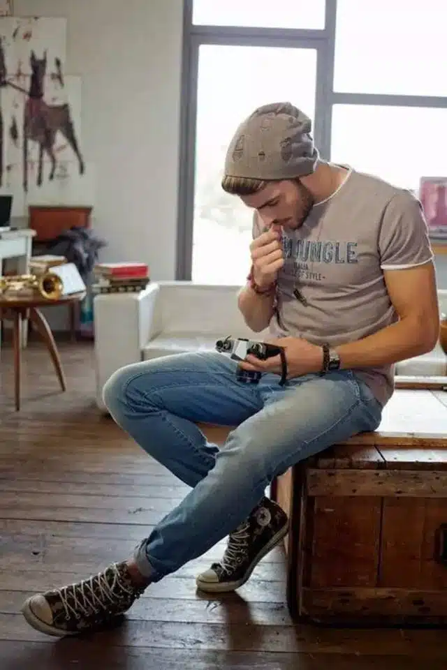 men's beanie hat