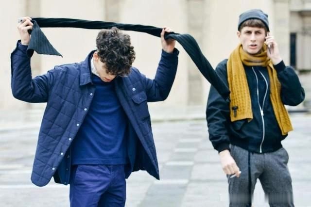 men's winter scarf