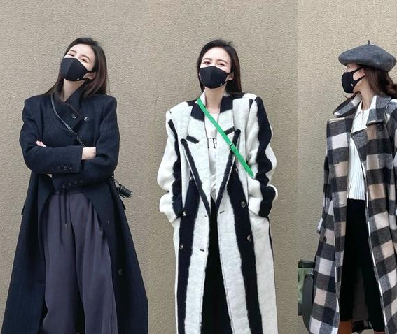 patchwork woolen coats