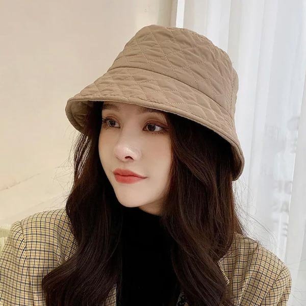 quilted bucket hat