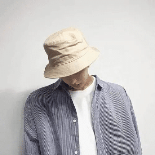 solid color bucket hat