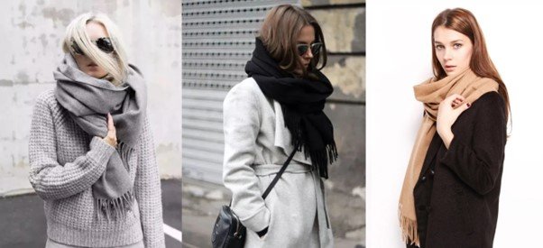 Solid-Colored Scarves