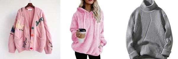 Sweaters, Sweatshirts, and Knitwear