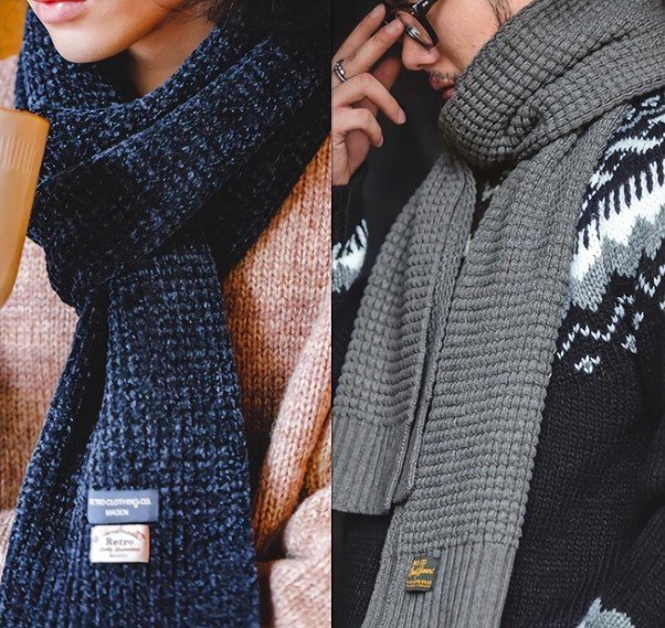winter scarves for middle-aged men