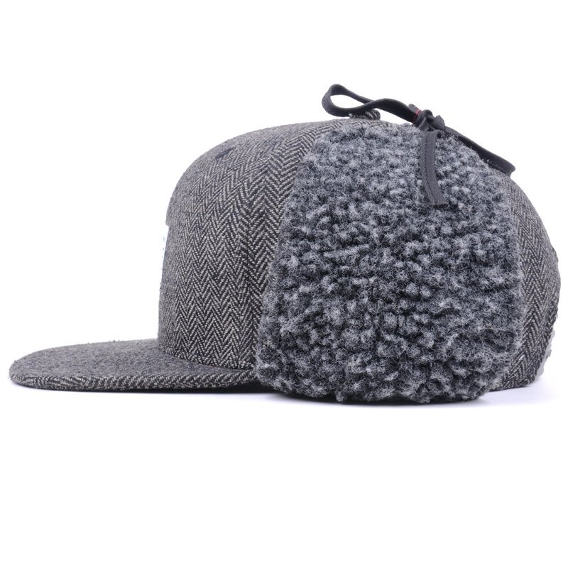 winter snapback cap